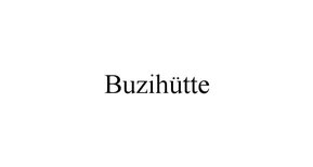 Logo Buzihütte